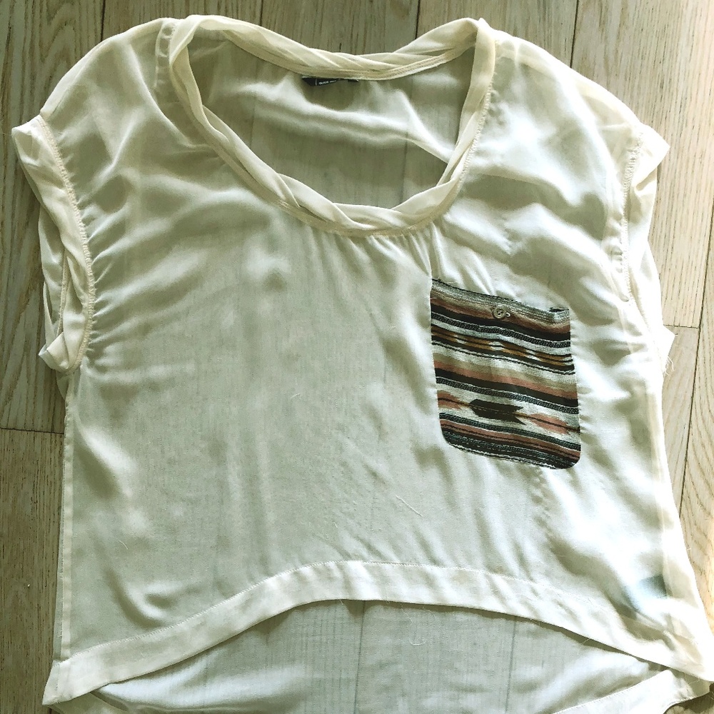 Dolce Vita Sheer Boho Blouse